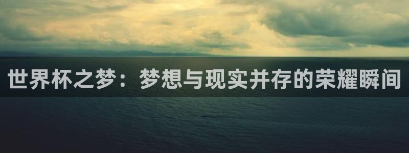 2026世界杯中国队：世界杯之梦：梦想与现实并存的荣耀瞬间